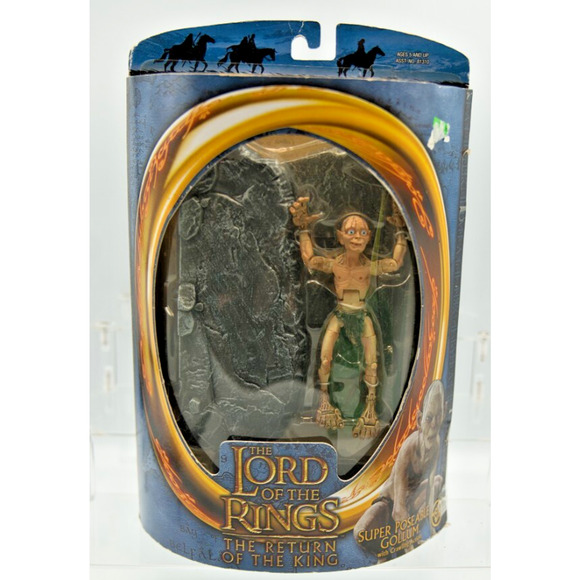Lord of the Rings ROTK Super Poseable Gollum Action Figure - Crawling Action - Picture 1 of 2